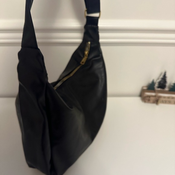 Black Faux Leather Purse - Picture 3 of 5